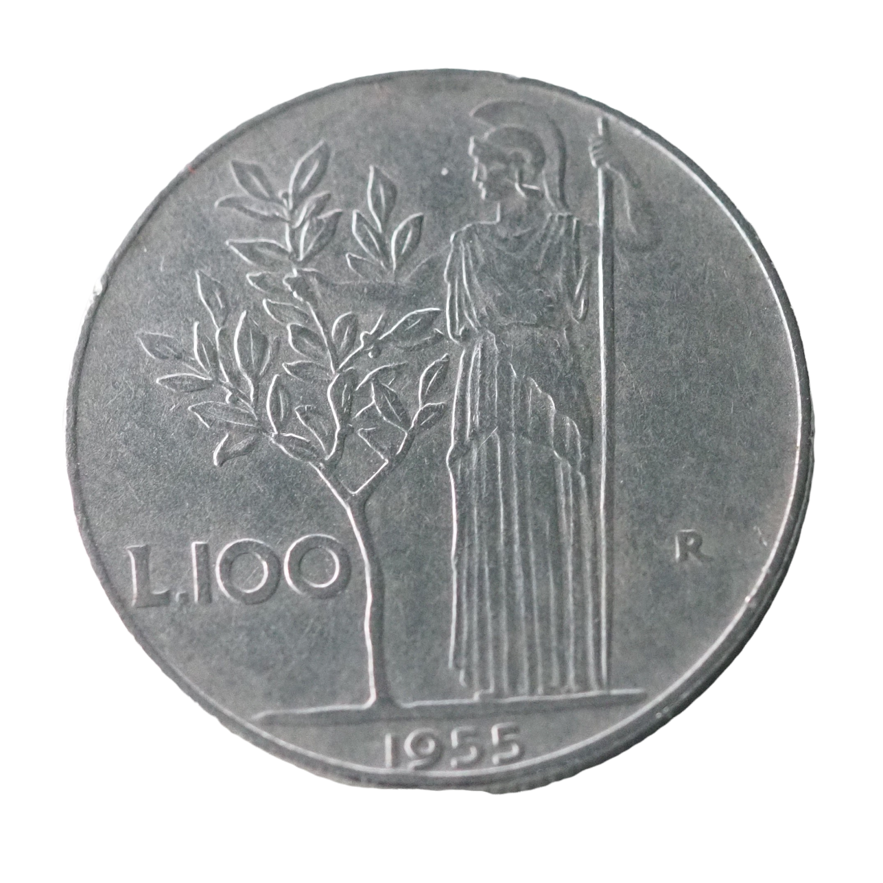 L-100 of Italy  1955   Rare Coin