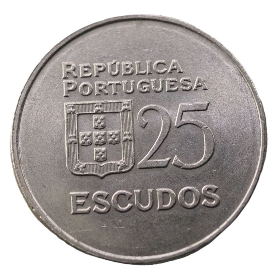 Portugal 25 Escudos 1980 Coin   KM# 607a  UNC