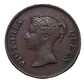 BRITISH INDIA 1/4 Cent 1845,  Rarity R1, Coin