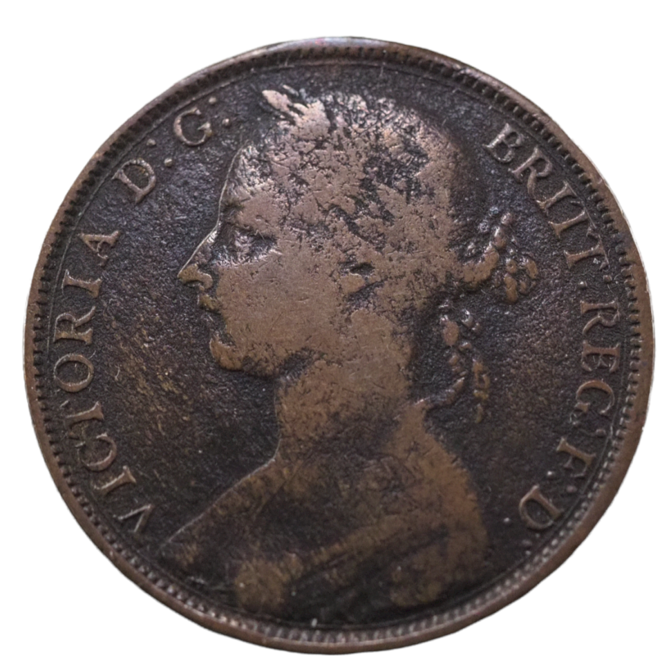 Penny 1889- British Coins,  KM # 755
