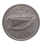 One Shilling, Irish Eire Ireland 1964 Coin