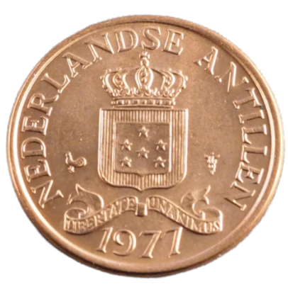 Nederlands Antilles Coin 1 Cent 1977,   KM# 8