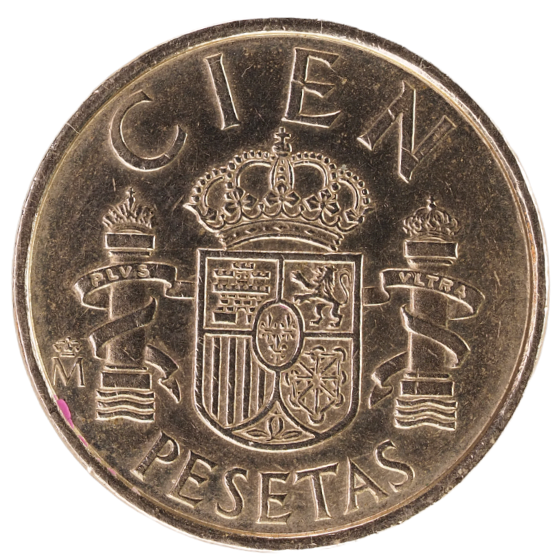 Juan Carlos I Rey De Espana Cien Pesetas 1982 Coin   KM# 826