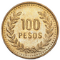 1993 Colombia 100 Pesos Coin,  Toned,  KM# 285