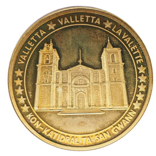 Europe- Medal,   Malta- Kon- Katidral   ta ' San gwann (St. Pauls) in Vaiette- STG