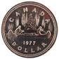 1977 Canadian $1 Voyageur Dollar UNC  Coin