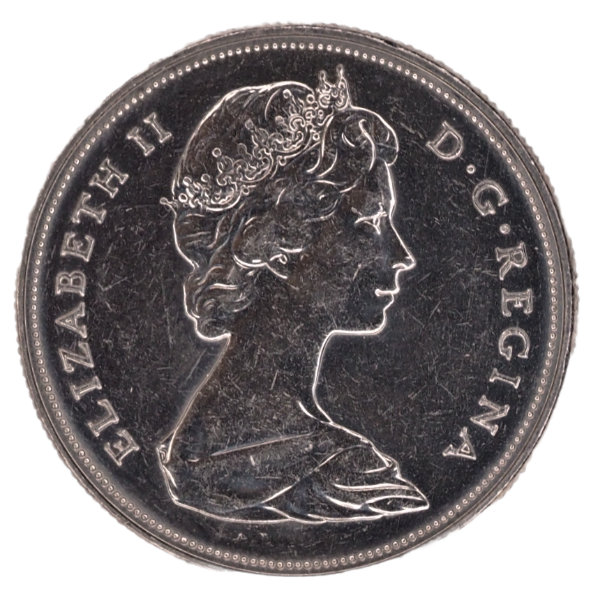 Coin, Canada, Elizabeth II, Dollar1971, Mint Ottawa, Quality EF (40-45)