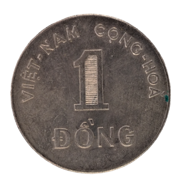 1 Dong  Viet- Nam  1964  aUNC  Coin,  KM# 7