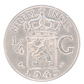 Netherlands East Indies 1/4 Gulden 1945 Silver Coin  KM# 319