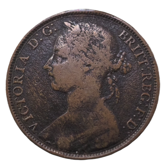 Penny 1889 British Coin KM# 755 Bronze
