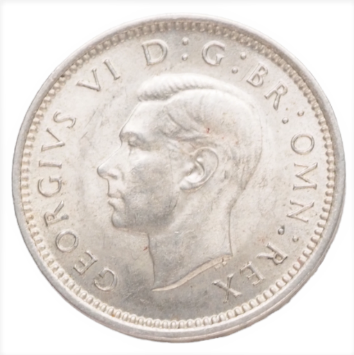 United Kingdom Silver Coin 3 Pence 1937 George VI KM# 848
